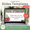 Morning Meeting Slides Templates: Google, Canva, PPT - Christmas Theme - Miss Jacobs Little Learners