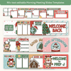 Morning Meeting Slides Templates: Google, Canva, PPT - Christmas Theme - Miss Jacobs Little Learners