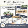 Multiplication Strategies Posters - Boho Plants Classroom Decor - Miss Jacobs Little Learners