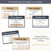 Multiplication Strategies Posters - Boho Plants Classroom Decor - Miss Jacobs Little Learners