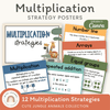 Multiplication Strategies Posters - Cute Jungle Animals Classroom Decor - Miss Jacobs Little Learners