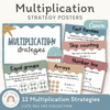 Multiplication Strategies Posters - Cute Sea Life Classroom Decor - Miss Jacobs Little Learners