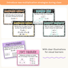 Multiplication Strategies Posters - Cutesy Composition Notebook Math Decor - Miss Jacobs Little Learners