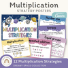 Multiplication Strategies Posters - Dreamy Space Theme Classroom Decor - Miss Jacobs Little Learners