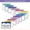 Multiplication Strategies Posters - Dreamy Space Theme Classroom Decor - Miss Jacobs Little Learners