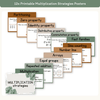 Multiplication Strategies Posters - Modern Jungle Earthy Classroom Decor - Miss Jacobs Little Learners