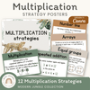 Multiplication Strategies Posters - Modern Jungle Earthy Classroom Decor - Miss Jacobs Little Learners