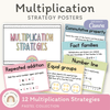 Multiplication Strategies Posters - Pastel Classroom Decor - Miss Jacobs Little Learners