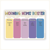 News Roster Show & Tell Display - Dreamy Space Classroom Decor - Miss Jacobs Little Learners