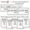 News Roster Show & Tell Display - Spotty Pastel Decor - Miss Jacobs Little Learners