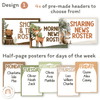 News Roster Show & Tell Display - Woodland Theme Classroom Decor - Miss Jacobs Little Learners