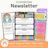 Newsletter Templates - Cutesy Classroom Decor - Miss Jacobs Little Learners
