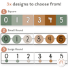 Number Line - Modern Jungle Earthy Decor - Miss Jacobs Little Learners