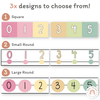 Number Line - Pastel Classroom Theme - Miss Jacobs Little Learners
