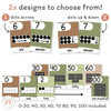 Number Posters Math with Ten Frames - Woodland Classroom Decor - Miss Jacobs Little Learners