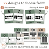 Number Posters with Ten Frames - Modern Jungle Earthy Decor - Miss Jacobs Little Learners