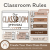 Ombre Neutrals Classroom Rules Posters - Miss Jacobs Little Learners