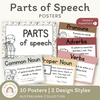 Parts of Speech Posters - Australiana Classroom Decor - Miss Jacobs Little Learners