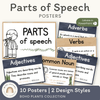 Parts of Speech Posters - Boho Plants Classroom Decor - Miss Jacobs Little Learners