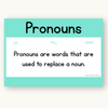 Parts of Speech Posters - Bright Theme - Miss Jacobs Little Learners