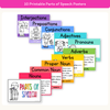 Parts of Speech Posters - Bright Theme - Miss Jacobs Little Learners