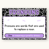 Parts of Speech Posters - Cutesy Composition Notebook English Decor - Miss Jacobs Little Learners