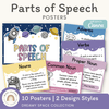 Parts of Speech Posters - Dreamy Space Theme - Miss Jacobs Little Learners