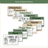 Parts of Speech Posters - Modern Botanical Classroom Decor - Miss Jacobs Little Learners