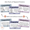 Parts of Speech Posters - Pastel Theme - Miss Jacobs Little Learners