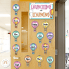 Pastel Hot Air Balloon Door Display Classroom Decor - Miss Jacobs Little Learners