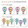 Pastel Hot Air Balloon Door Display Classroom Decor - Miss Jacobs Little Learners