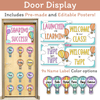 Pastel Hot Air Balloon Theme Classroom Essentials Decor Pack - Miss Jacobs Little Learners