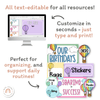 Pastel Hot Air Balloon Theme Classroom Essentials Decor Pack - Miss Jacobs Little Learners
