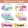 Pastel Hot Air Balloon Theme Classroom Essentials Decor Pack - Miss Jacobs Little Learners