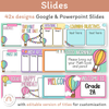 Pastel Hot Air Balloon Theme Classroom Essentials Decor Pack - Miss Jacobs Little Learners