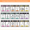 Phonics Posters - Cutesy Composition Notebook English Decor - Miss Jacobs Little Learners