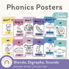 Phonics Posters - Dreamy Space Classroom Decor - Miss Jacobs Little Learners