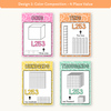 Place Value Posters - Base 10 Blocks - Cutesy Composition Notebook Math Decor - Miss Jacobs Little Learners