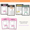 Place Value Posters - Base 10 Blocks - Cutesy Composition Notebook Math Decor - Miss Jacobs Little Learners