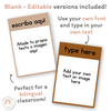 Place Value Posters - Base 10 Blocks - Modern Jungle Earthy - Miss Jacobs Little Learners