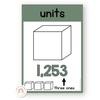 Place Value Posters - Base 10 Blocks - Modern Jungle Earthy - Miss Jacobs Little Learners
