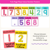 Place Value with Decimals Wall Display - Bright Theme - Miss Jacobs Little Learners