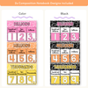 Place Value with Decimals Wall Display - Cutesy Composition Notebook Math Decor - Miss Jacobs Little Learners