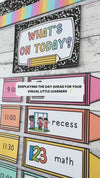 Visual Schedule - Cutesy Classroom Decor - Miss Jacobs Little Learners