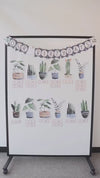 Modern Boho Plants Birthday Display | Rustic Boho Classroom Decor | Editable - Miss Jacobs Little Learners