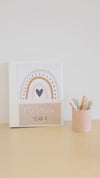 Boho Rainbow Binder Covers and Spines | Neutral Tones | Muted Rainbow Theme - Miss Jacobs Little Learners