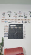 Editable Classroom Calendar | Boho Plants / Rustic Pocket Chart & Standard Size - Miss Jacobs Little Learners