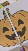 Pumpkin & Moon Fold-Out Halloween Writing Crafts - Miss Jacobs Little Learners