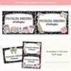 Problem Solving Strategies Posters - Pastel Composition Notebook Math Decor - Miss Jacobs Little Learners