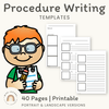 Procedural Text Writing Templates - Miss Jacobs Little Learners